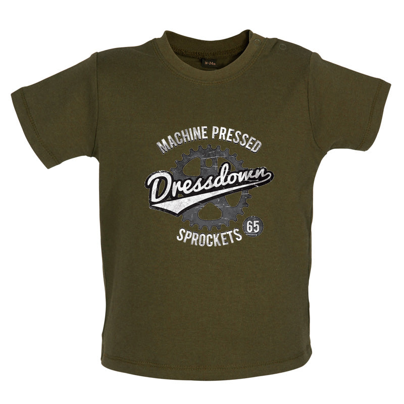 Machine Pressed Sprockets Dressdown Baby T Shirt