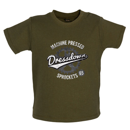 Machine Pressed Sprockets Dressdown Baby T Shirt