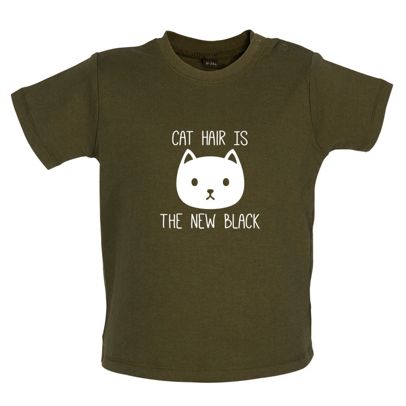 Cat Hair Is The New Black Baby T Shirt