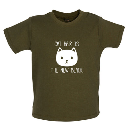 Cat Hair Is The New Black Baby T Shirt