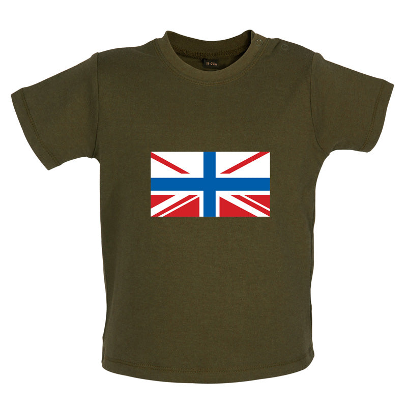 Russian Union Jack Baby T Shirt