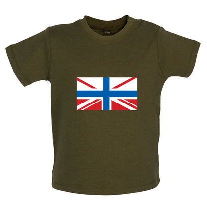 Russian Union Jack Baby T Shirt