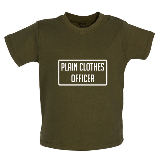 Plain Clothes Officer Baby T Shirt