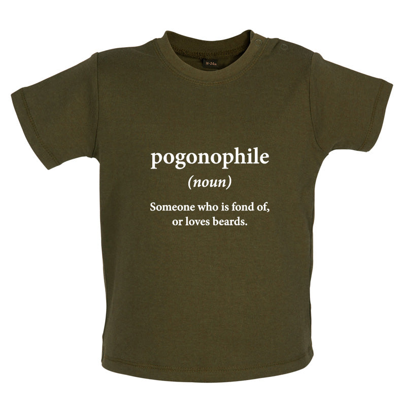 Pogonophile, Someone Who Is Fond Of Beards Baby T Shirt