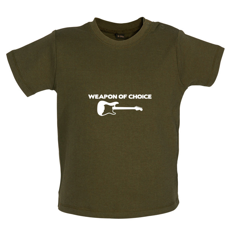 Weapon Of Choice Guitar Baby T Shirt