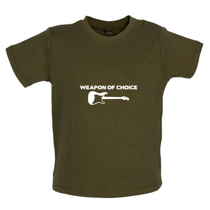 Weapon Of Choice Guitar Baby T Shirt