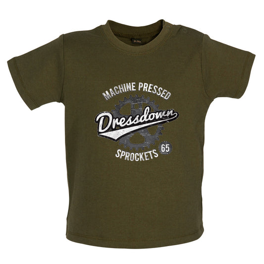 Machine Pressed Sprockets Dressdown Baby T Shirt