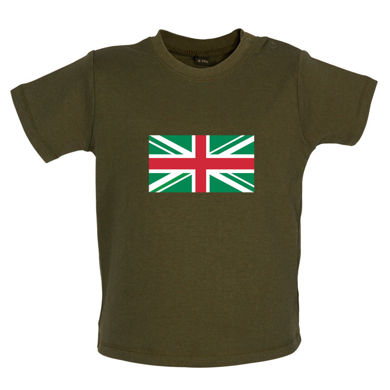 Union Jack Nigeria Flag Baby T Shirt