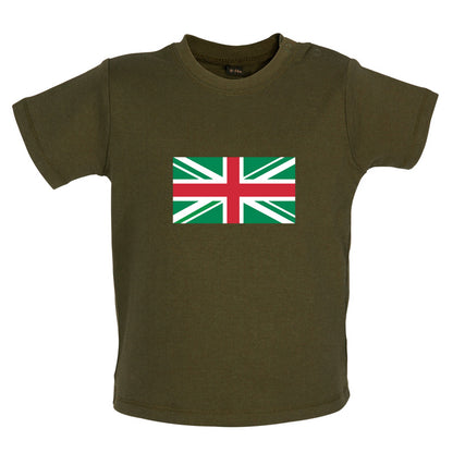 Union Jack Nigeria Flag Baby T Shirt