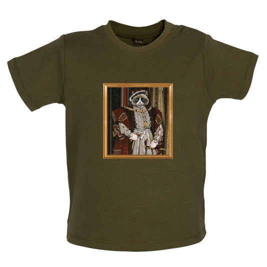 King Henry Grumpy Cat Baby T Shirt