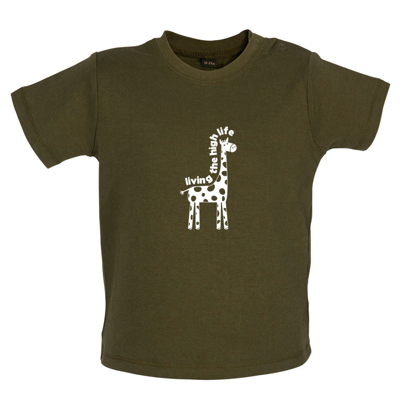 Living The High Life Baby T Shirt
