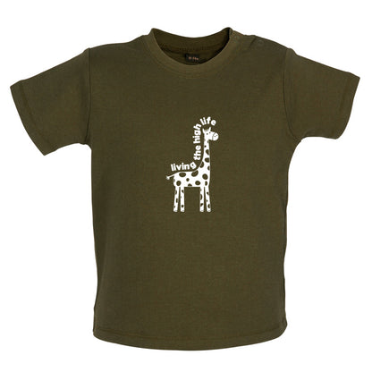 Living The High Life Baby T Shirt