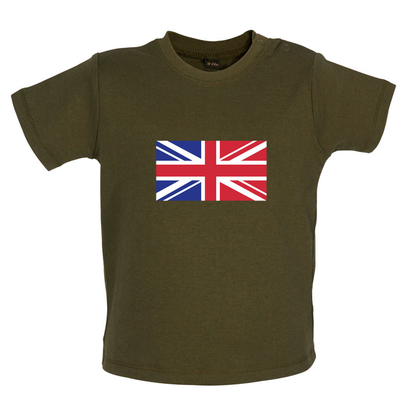 French Union Jack Flag Baby T Shirt