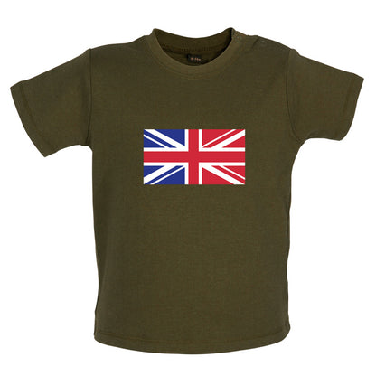 French Union Jack Flag Baby T Shirt