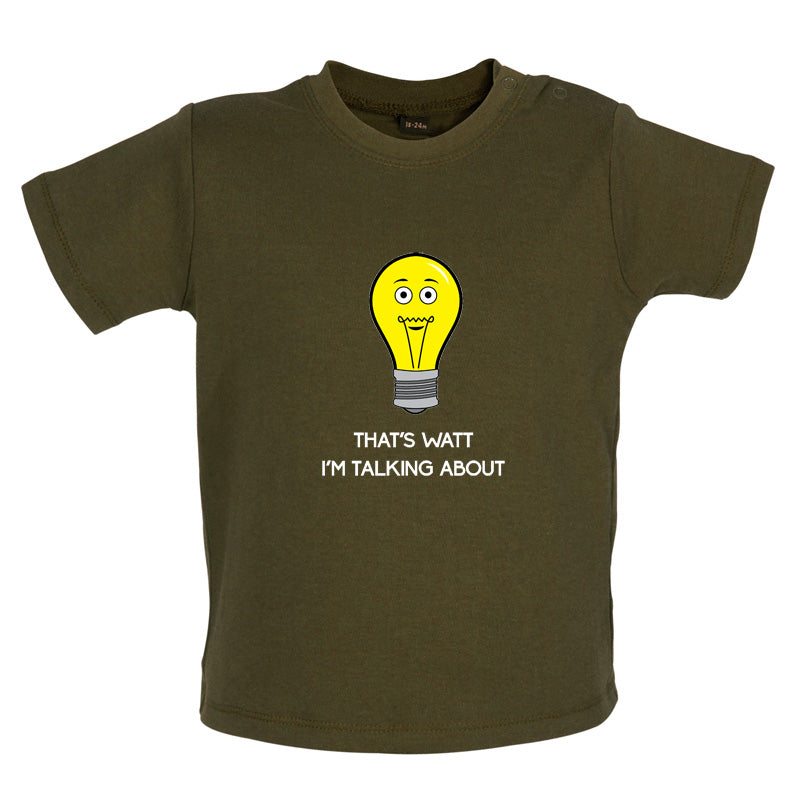 That's Watt I'm Talking About Baby T Shirt