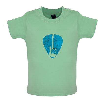 Guitar Pick Full Silhouette Baby T Shirt