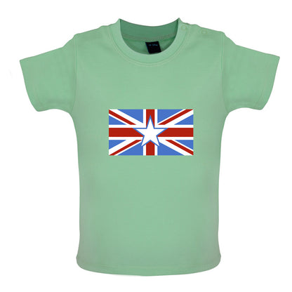 Somalian Union Jack Flag Baby T Shirt