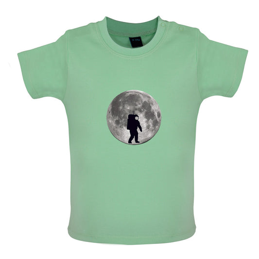 Astronaut On The Moon Baby T Shirt