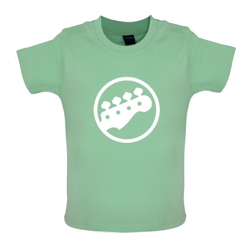 Bass Guitar Headstock Baby T Shirt