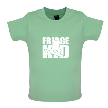 Fridge Kids Snowboard Baby T Shirt