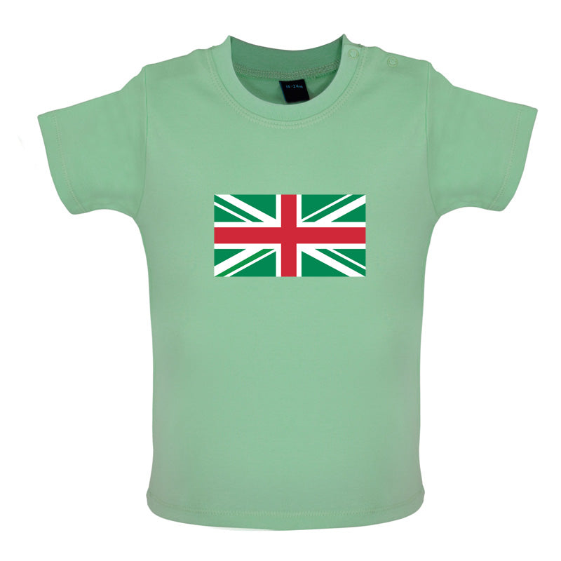 Union Jack Nigeria Flag Baby T Shirt
