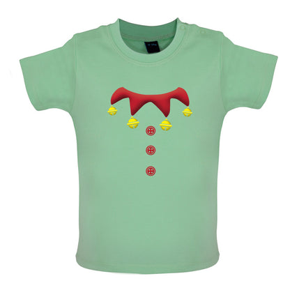 Christmas Elf Suit Baby T Shirt