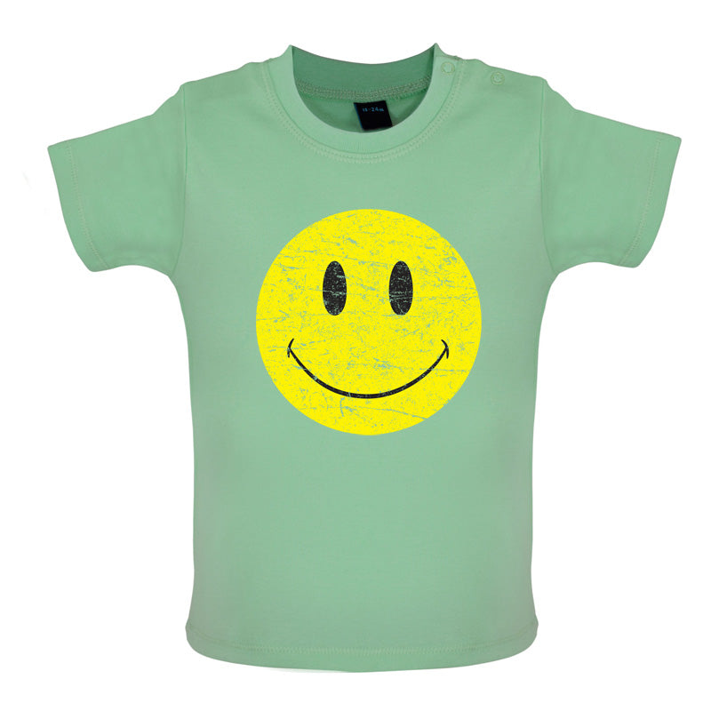 Smiley Rave Face Baby T Shirt