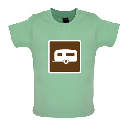 Caravan Sign Baby T Shirt