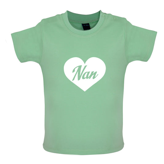 Heart Nan Baby T Shirt