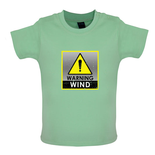 Wind Warning Symbol Baby T Shirt
