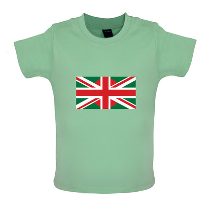 Bangladesh Union Jack Flag Baby T Shirt