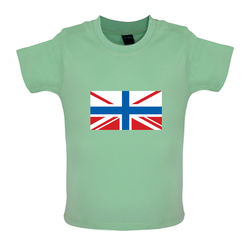 Russian Union Jack Baby T Shirt