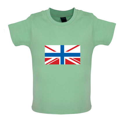Russian Union Jack Baby T Shirt