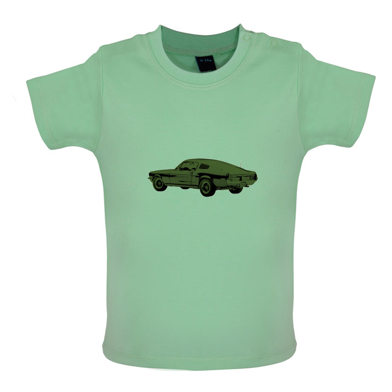 Classic American Muscle Car Baby T Shirt