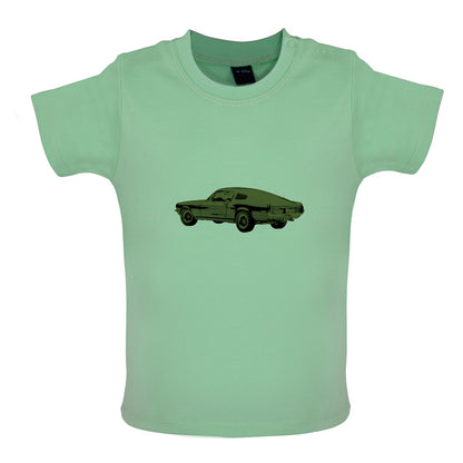 Classic American Muscle Car Baby T Shirt