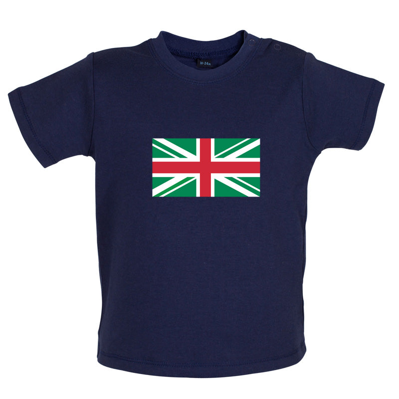 Union Jack Nigeria Flag Baby T Shirt