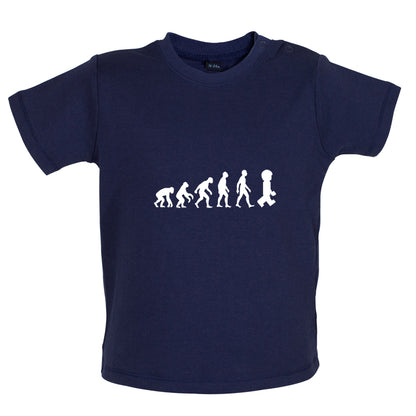 Evolution Of Man Master Builder Baby T Shirt
