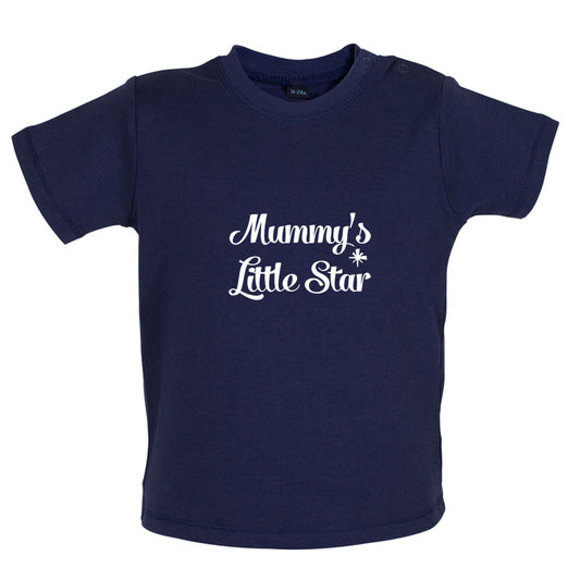 Mummy's Little Star Baby T Shirt