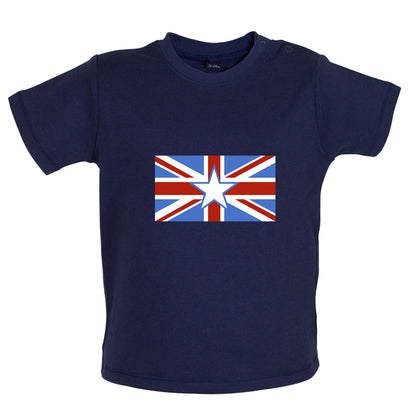 Somalian Union Jack Flag Baby T Shirt