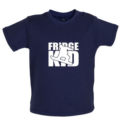 Fridge Kids Snowboard Baby T Shirt