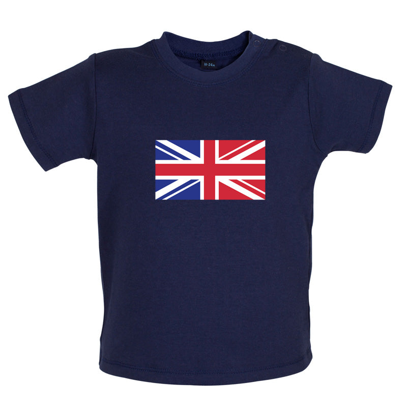 French Union Jack Flag Baby T Shirt