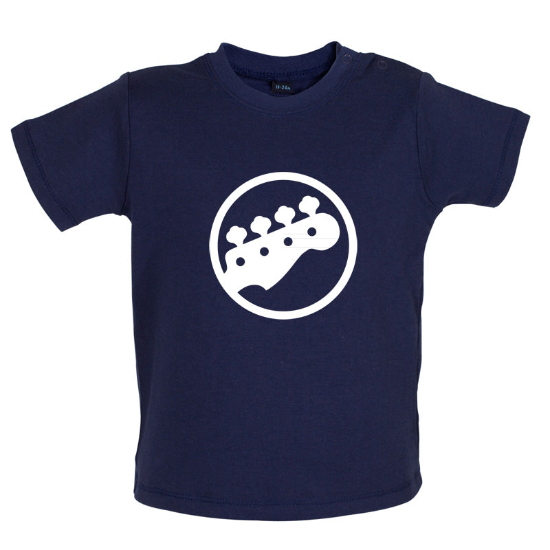 Bass Guitar Headstock Baby T Shirt
