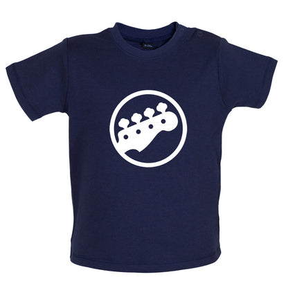 Bass Guitar Headstock Baby T Shirt