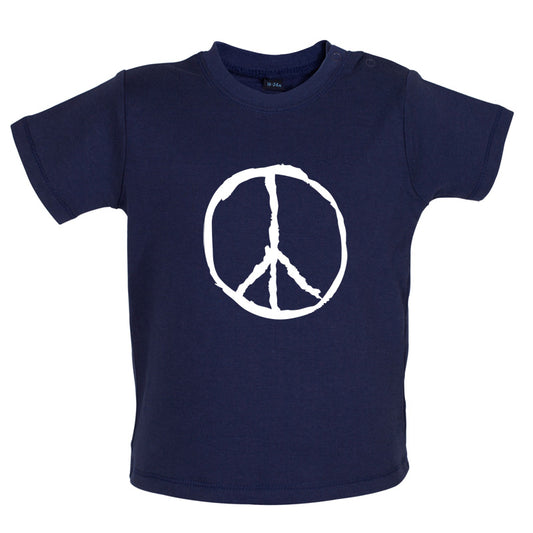 Peace Sign Baby T Shirt