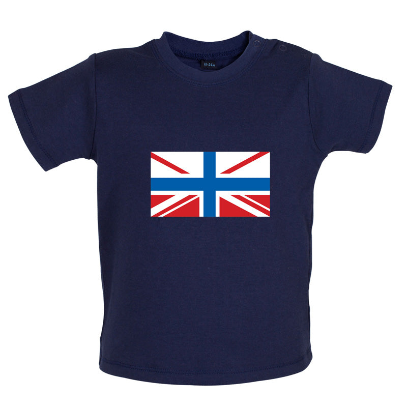 Russian Union Jack Baby T Shirt