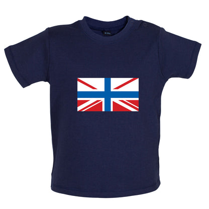 Russian Union Jack Baby T Shirt