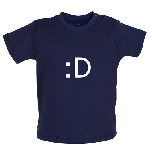 Grin Smiley Baby T Shirt