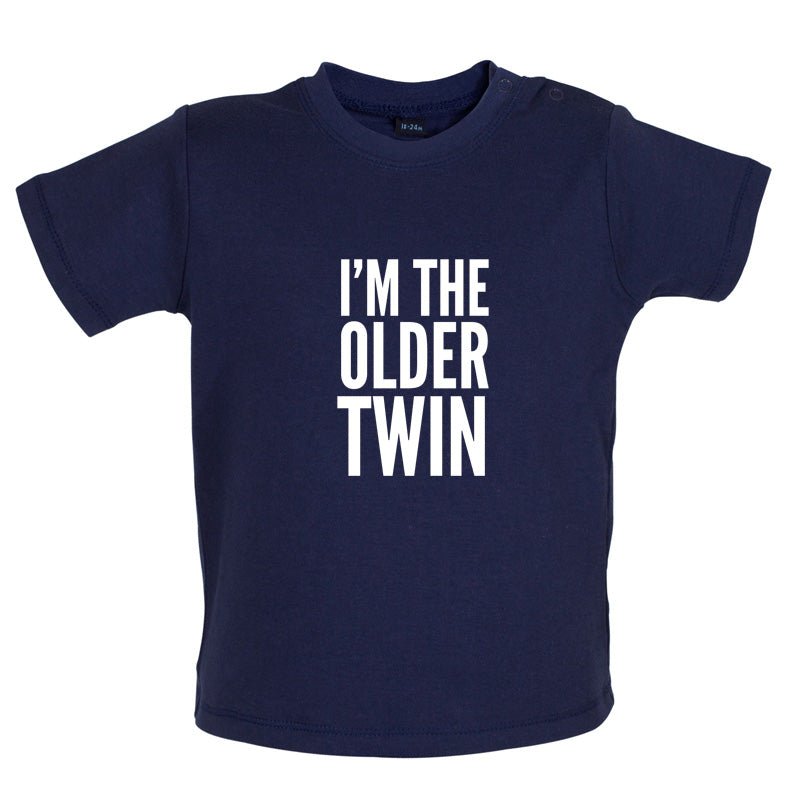 I'm The Older Twin Baby T Shirt