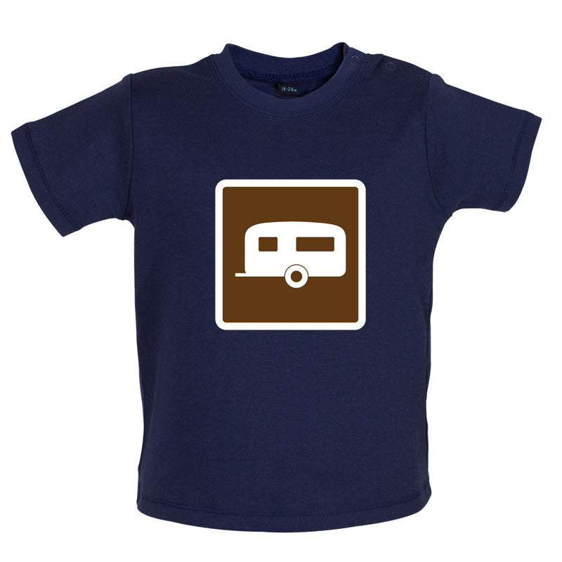 Caravan Sign Baby T Shirt