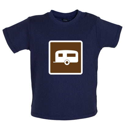 Caravan Sign Baby T Shirt